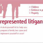 A do-it-yourself kit to help you prepare a family law case and represent yourself in court