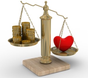 Heart-shape-and-money-on-scales-divorce