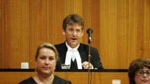 Justice Stewart Austin, pictured here in 2009, said the punishment inflicted by a father on his sons was "abuse", not discipline.