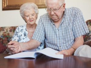 elderly couple