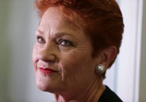 One Nation Leader Pauline Hanson