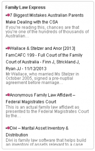 family law express headlines plugin widget display sample 1