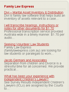 family law express headlines plugin widget display sample 2